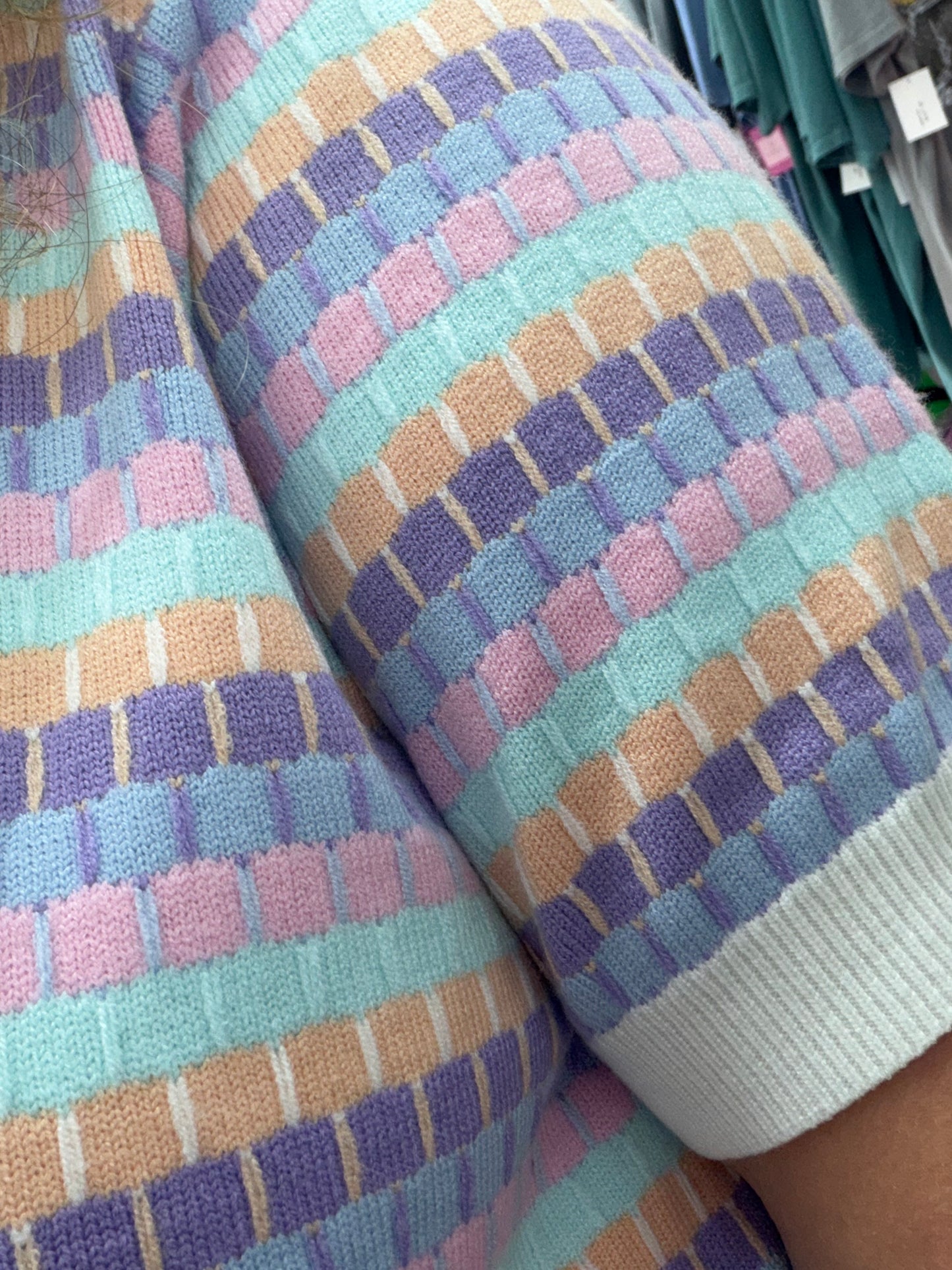 Purple Pastel Summer Sweater