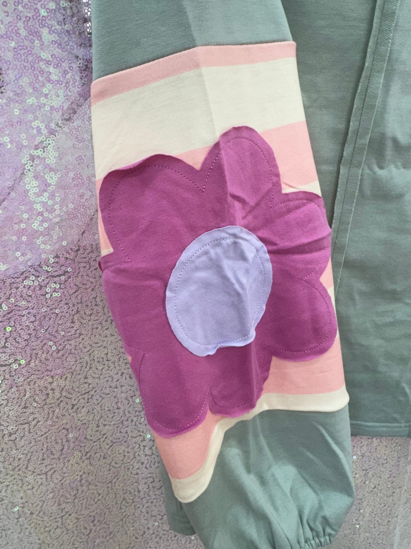 Flower patch sleeve
