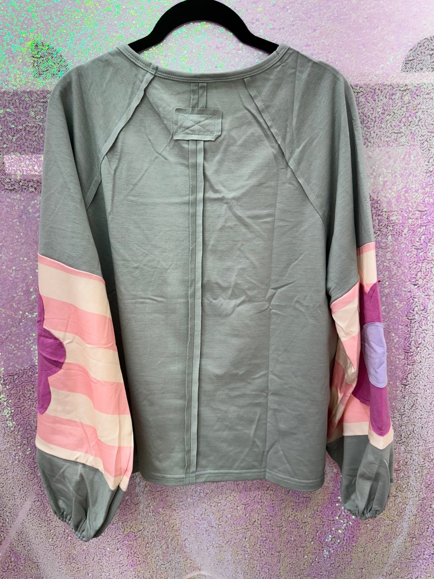 Flower patch sleeve