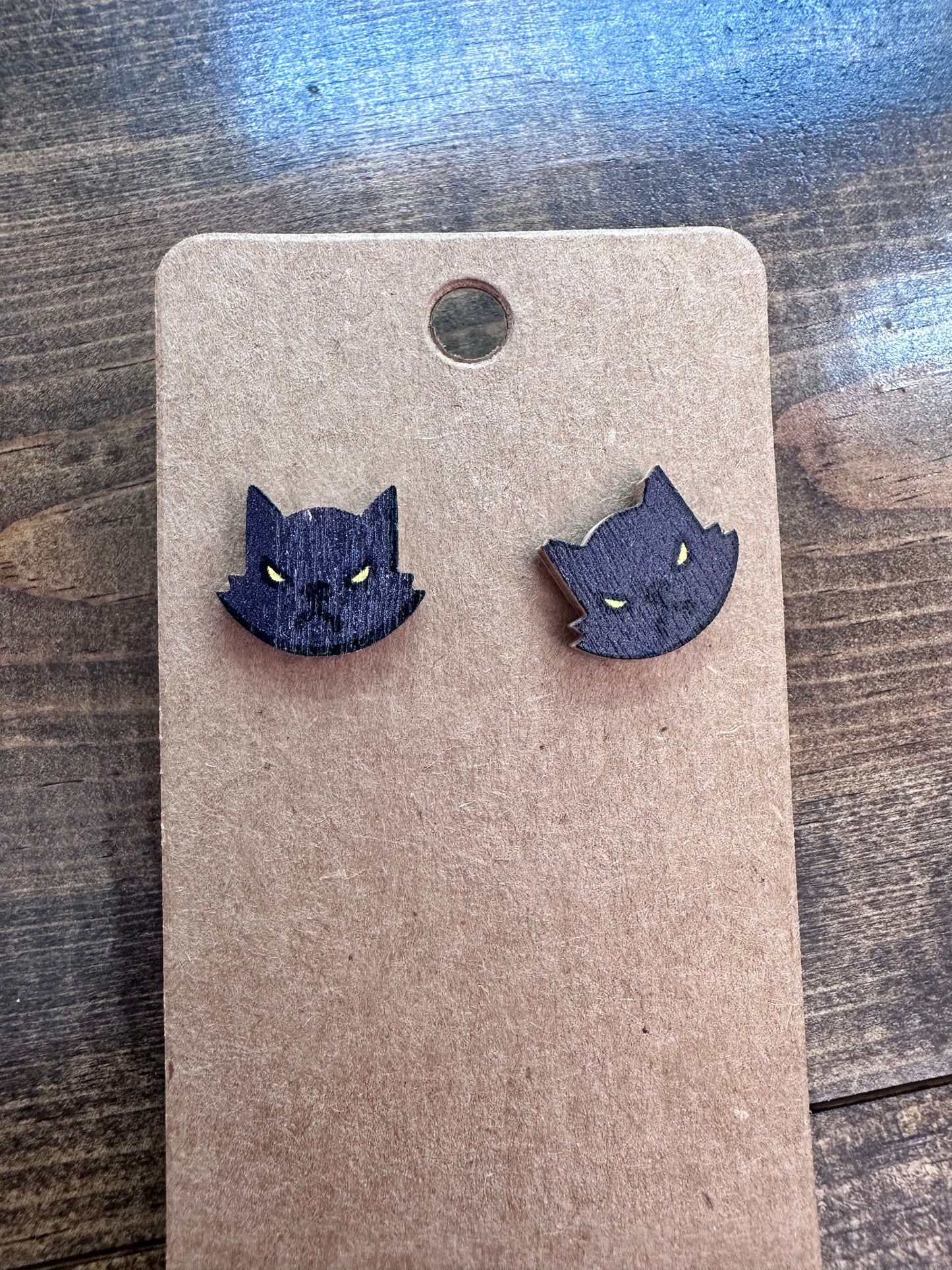 Werewolf stud earrings