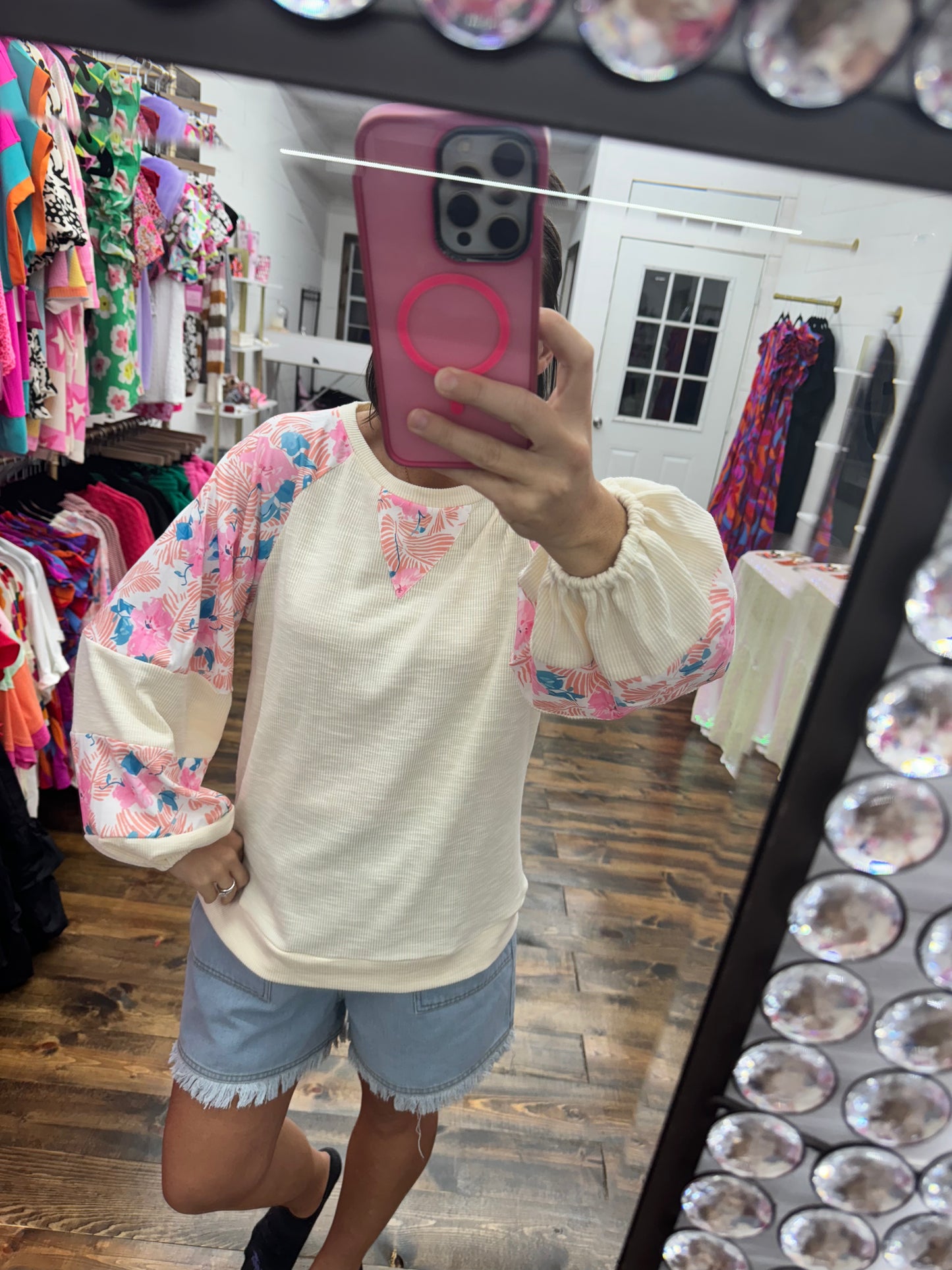 Floral Bubble Long sleeve