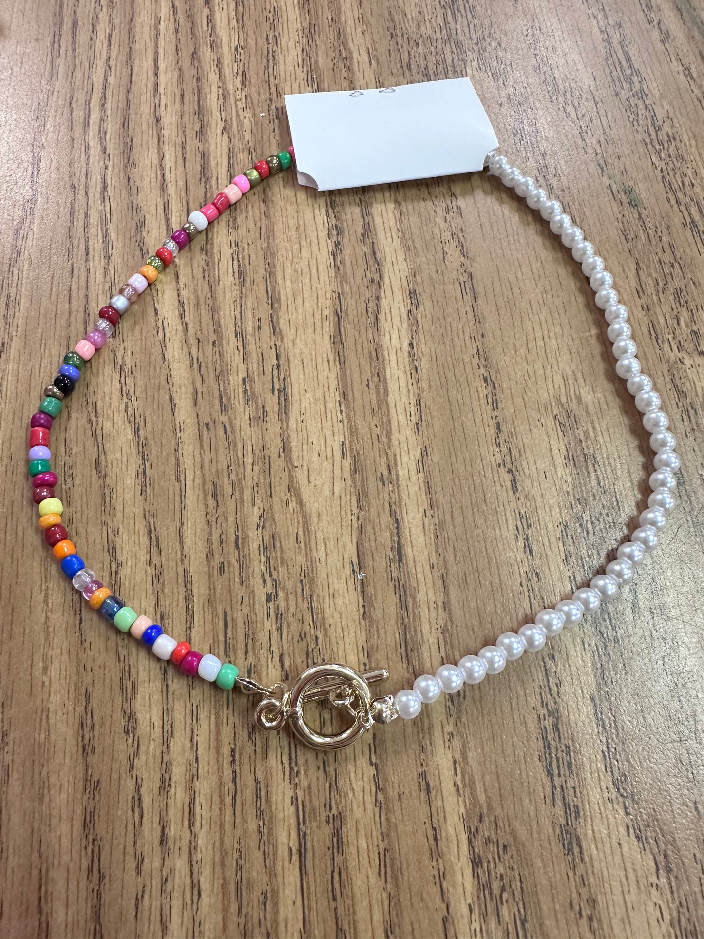 Beaded Pearl Necklace
