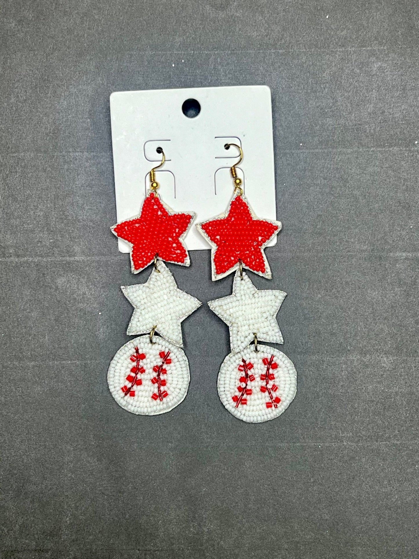 Star On The Field Earrings