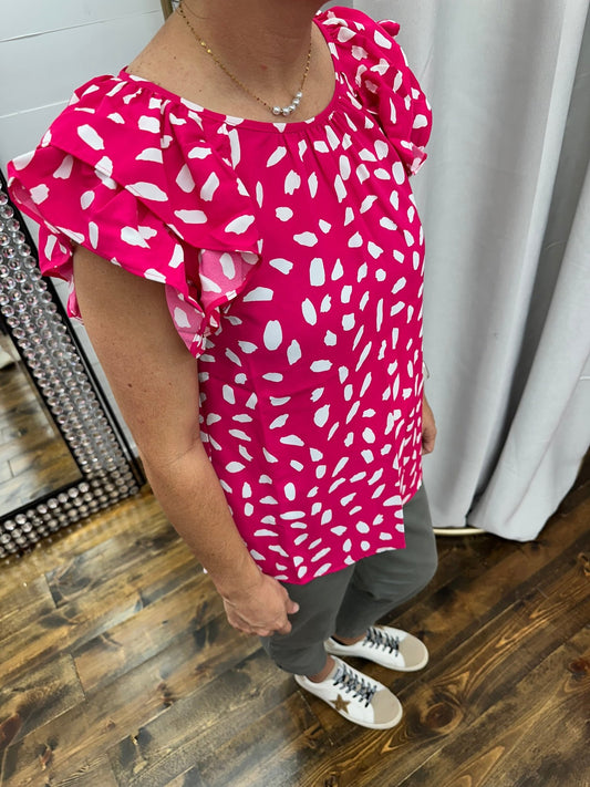 Double Ruffle Top