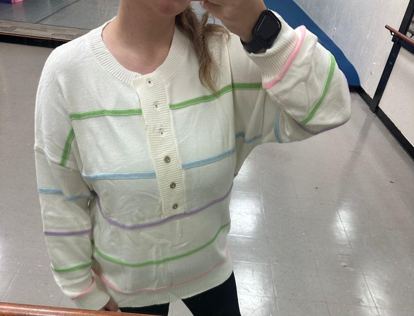 Over the rainbow sweater