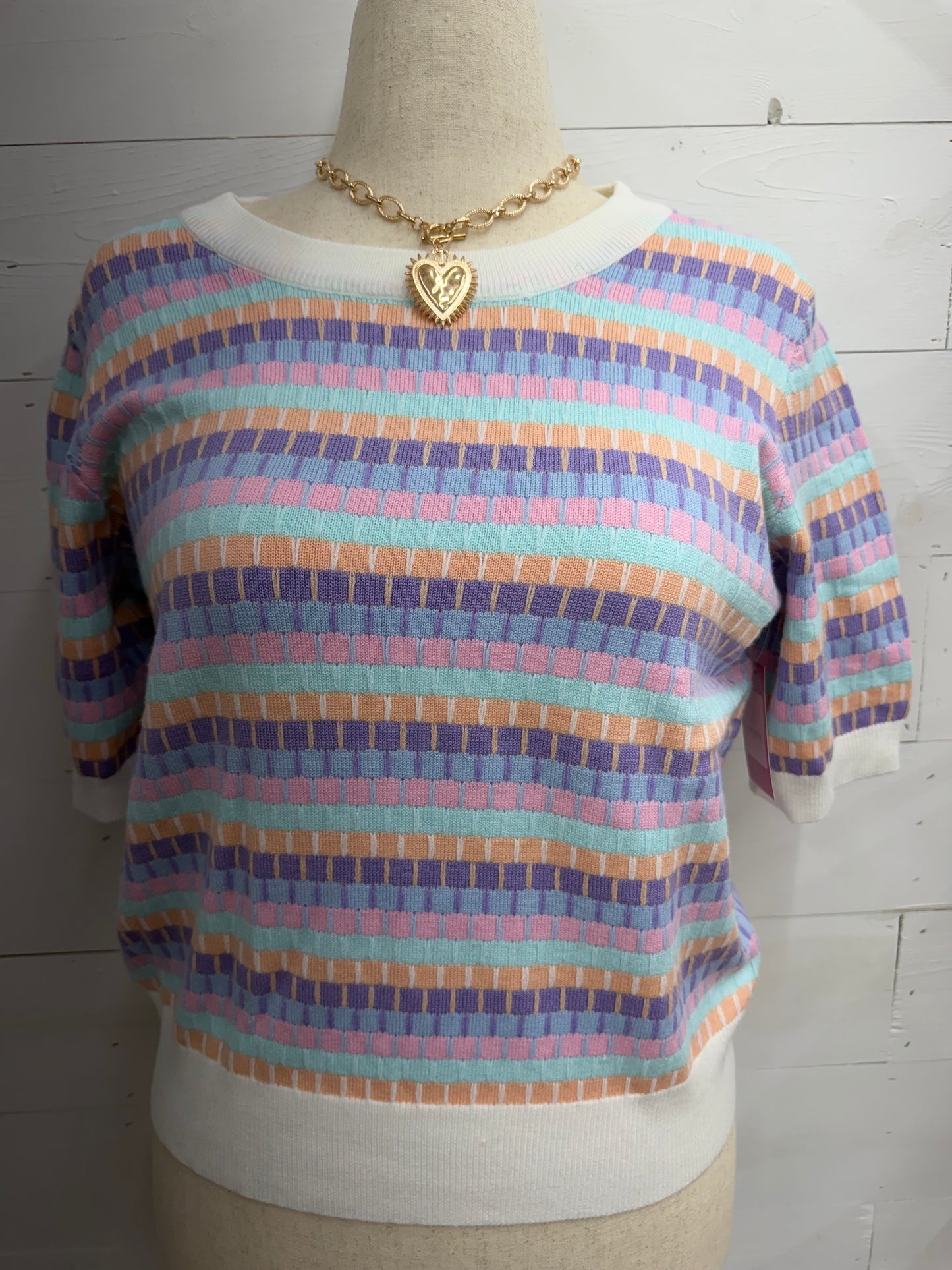 Purple Pastel Summer Sweater