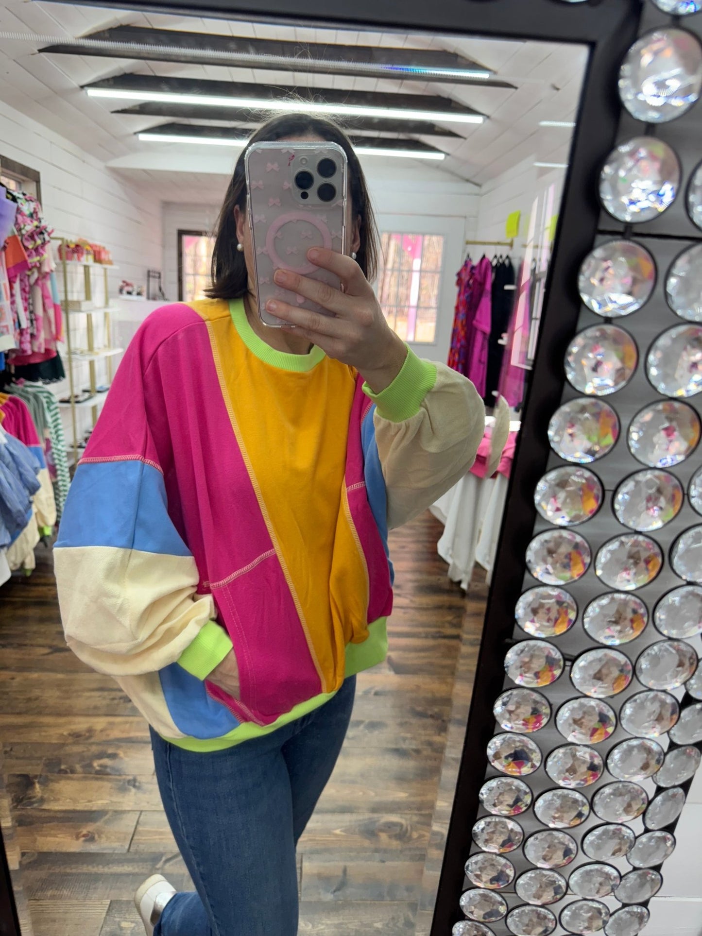 Patchwork color block