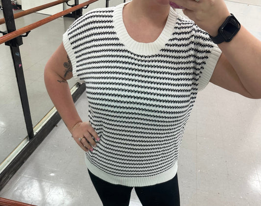 The Classic City short sleeve sweater.