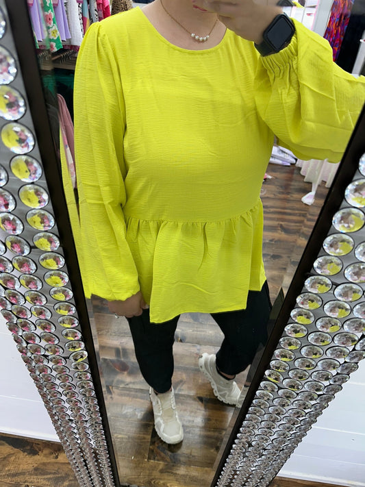 Lemon Lime Peplum