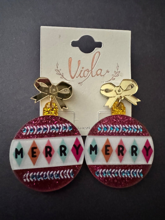 Merry and Bright earrings
