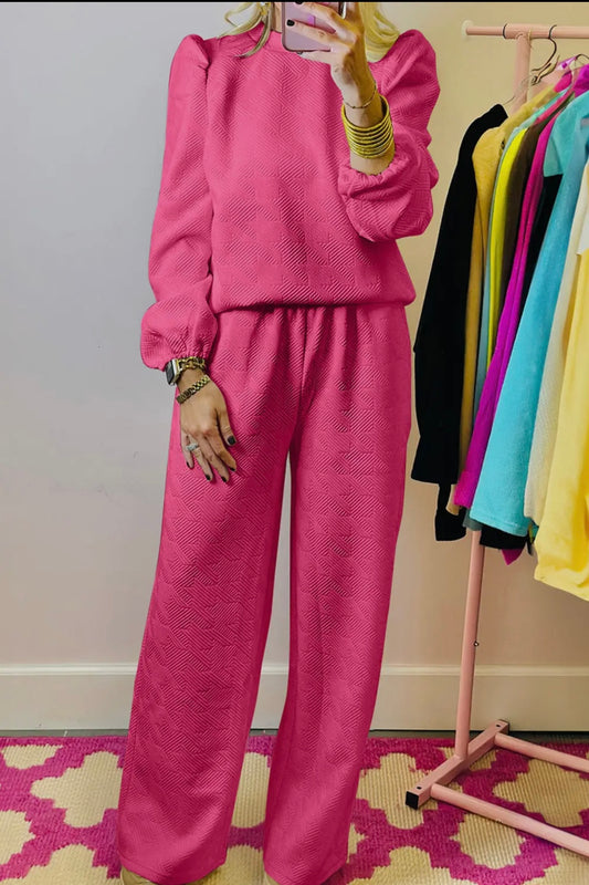 Long sleeve Set- Pink