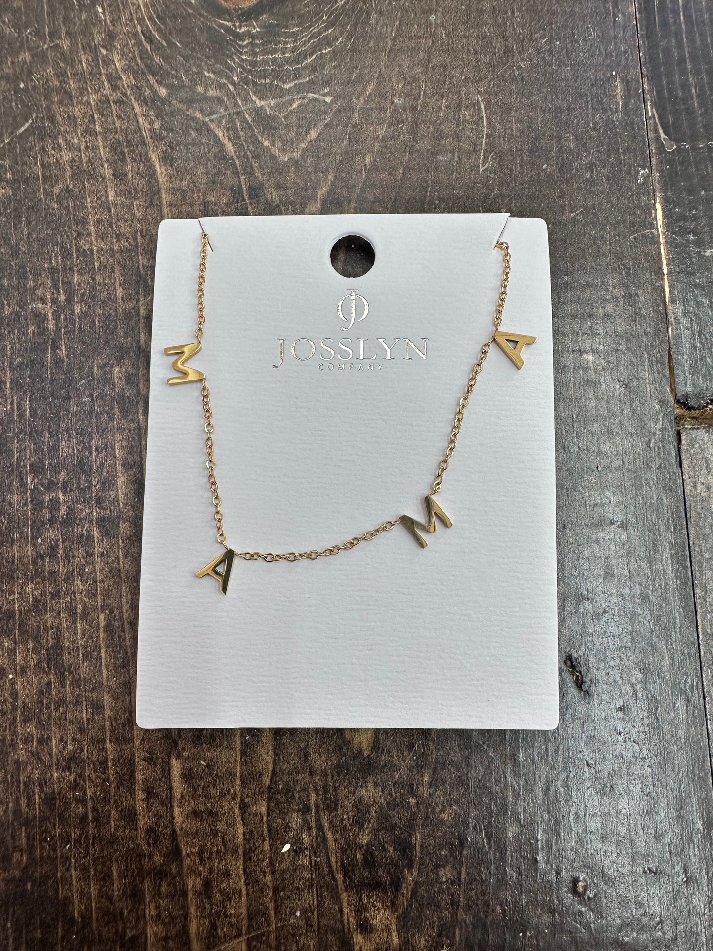 Tarnish Free MAMA necklace