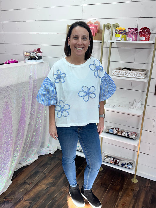 French Flower Top
