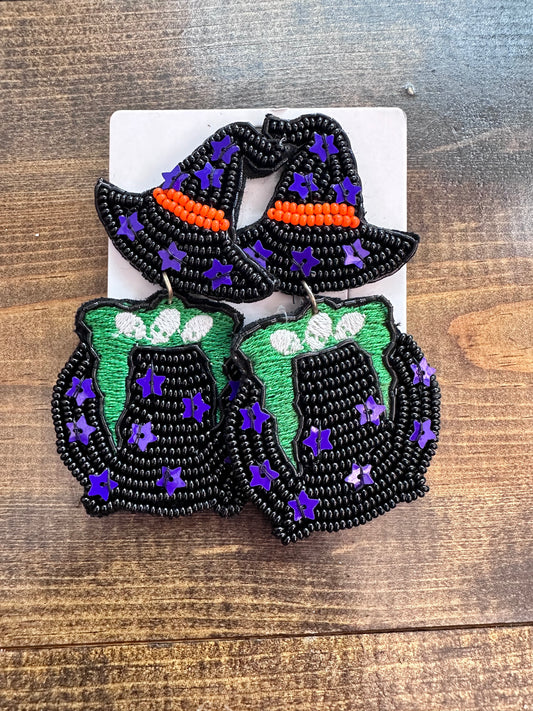 Witches Brew earrings