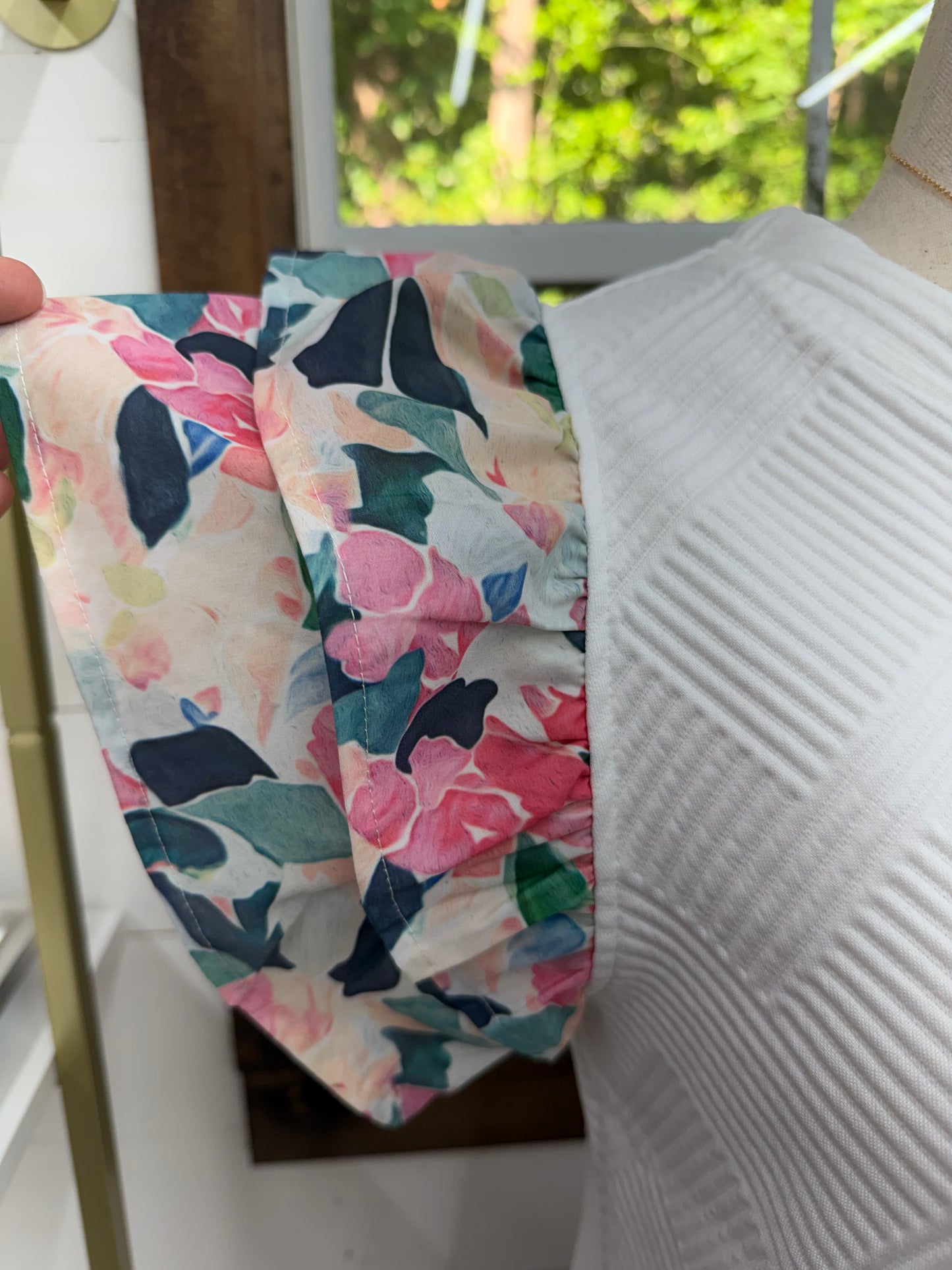 Floral Mosaic Top