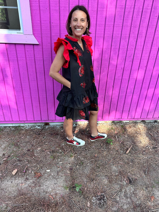 Footballs and Frills Dress