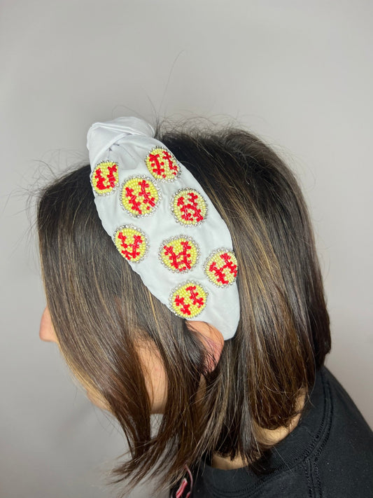 Softball Rhinestone Headband